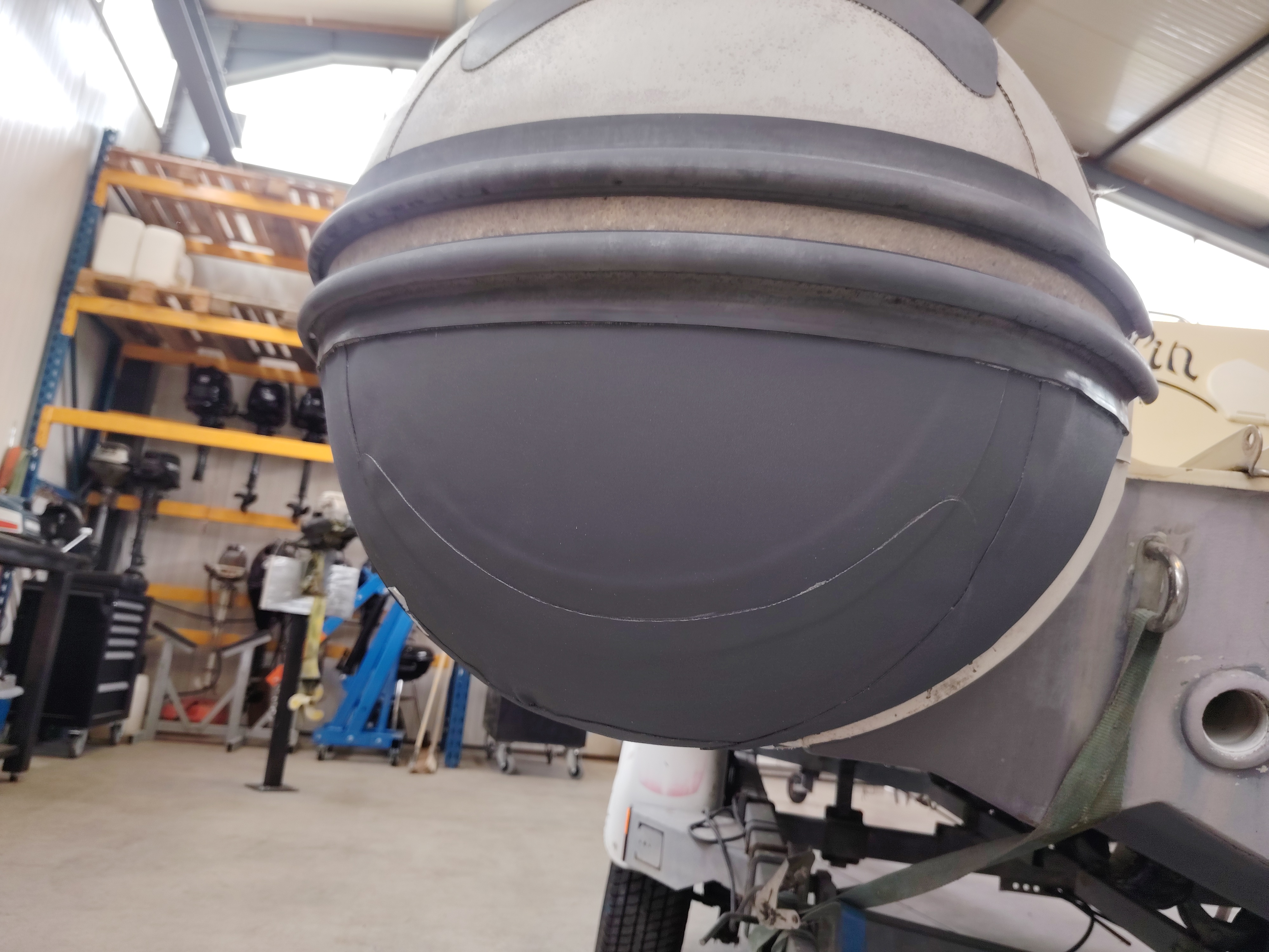 Sauvetage de cônes arrière sur flotteur Hypalon